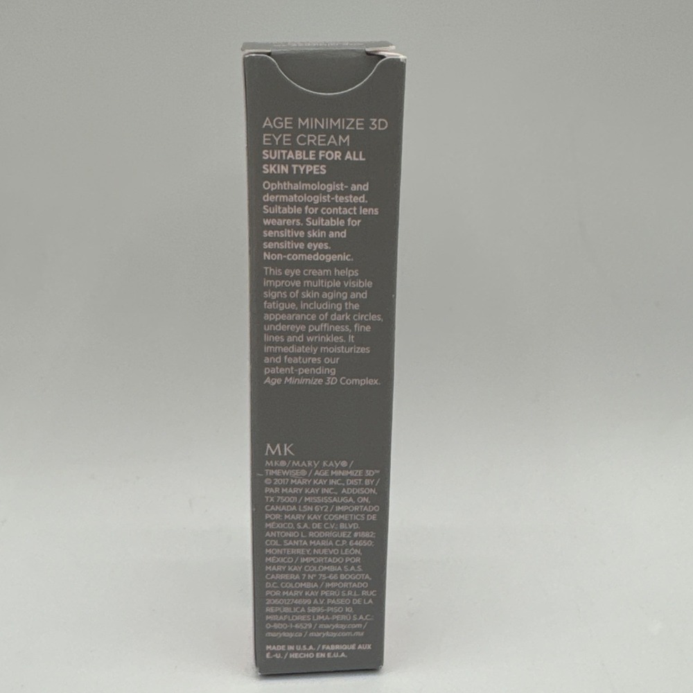 Mary Kay TimeWise Age Minimize 3D Eye Cream 089008 Size .5 Oz NIB NOS - Picture 2 of 3